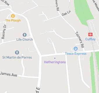 map for Cuffley And Goffs Oak Medical Practice