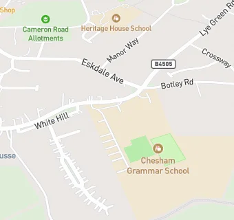 map for Culinera at Chesham Grammar School