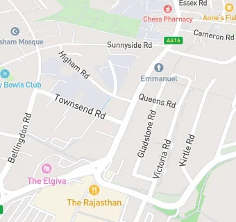 map for Chesham Tandoori