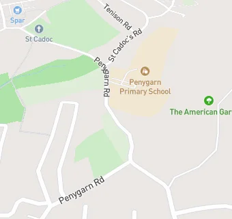 map for Penygarn Community Primary School