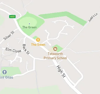 map for Tetsworth Primary School