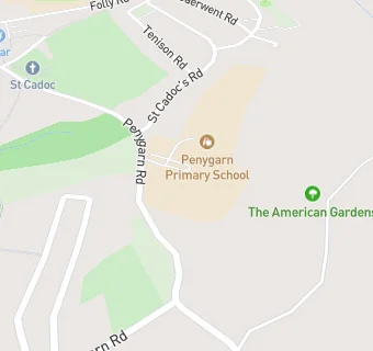 map for Penygarn Infant School