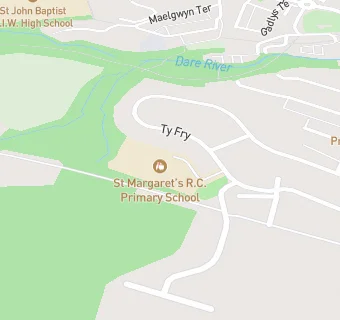 map for St Margaret's R.C. Primary School