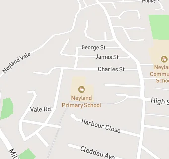 map for Neyland Primary School