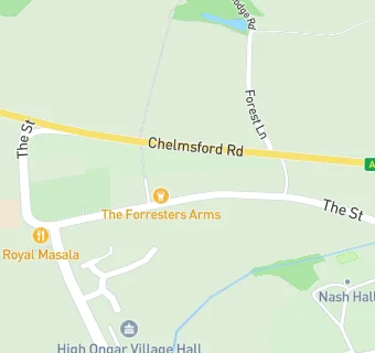 map for The Forresters Arms