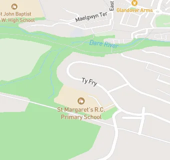 map for St Margarets RC Primary School