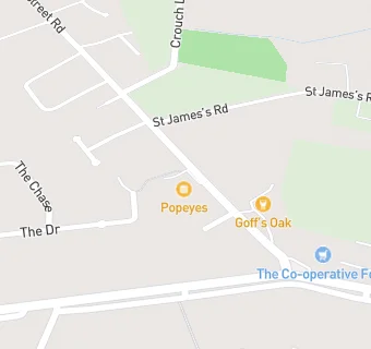 map for Popeye's Fish Bar