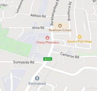 map for Chesham Pharmacy