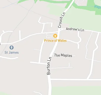 map for Prince Of Wales Public House