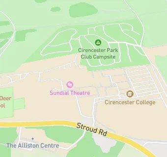 map for Cirencester College