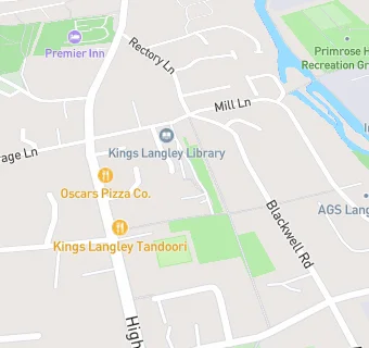 map for Kings Langley Surgery