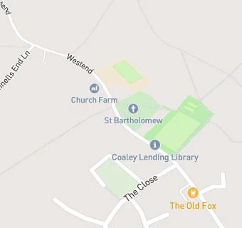 map for Coaley Church of England Primary School