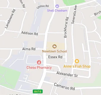 map for Newtown Neighbours (Luncheon Club)