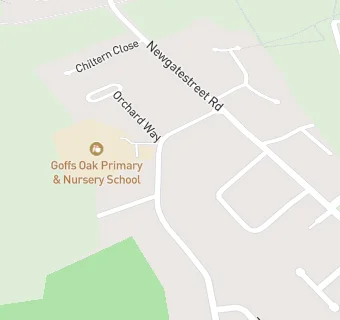 map for HCL@Goffs Oak Primary School