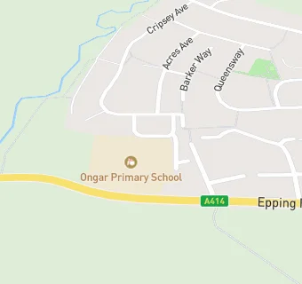 map for Ongar Primary School