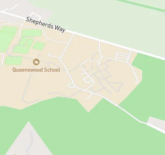 map for Queenswood School