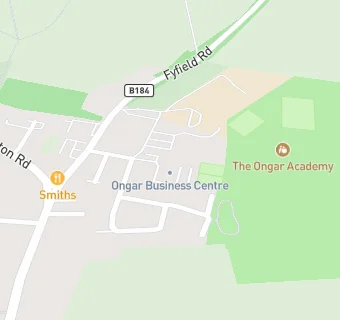 map for Ongar Comprehensive School