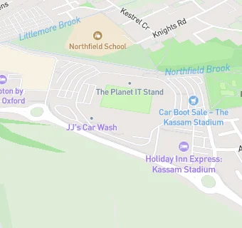 map for Hollywood Bowl Oxford