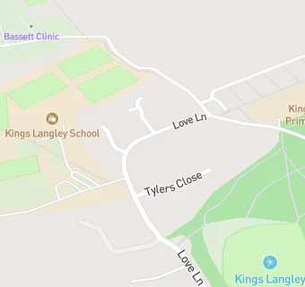 map for Kings Langley Community Benefit Society