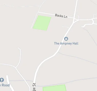 map for Ampney Crucis Village Hall