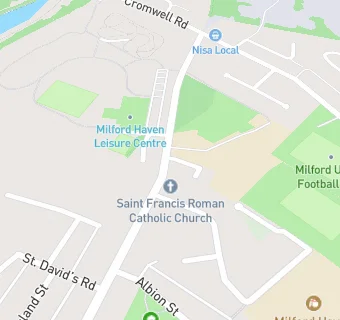 map for St Francis R C School