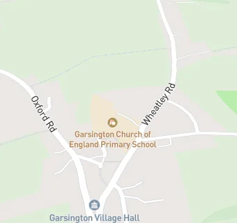 map for Garsington Church of England Primary School