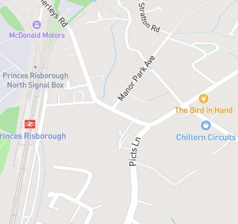 map for Princes Risborough Nursery