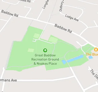 map for Great Baddow Millennium Community Centre