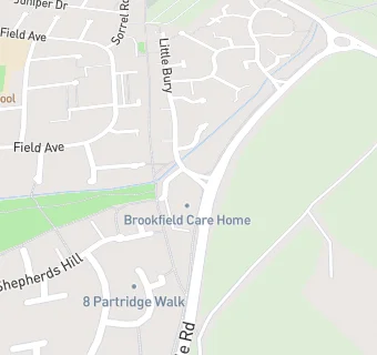 map for Brookfield Christian Care Home