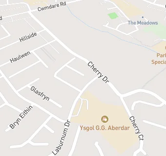 map for Ysgol G.G. Aberdar