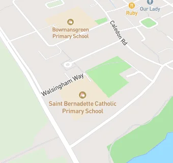 map for Saint Bernadette Catholic Primary School