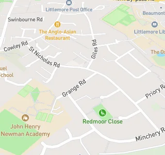 map for John Henry Newman Academy