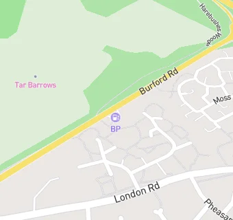 map for Burford Road Filling Station - BP