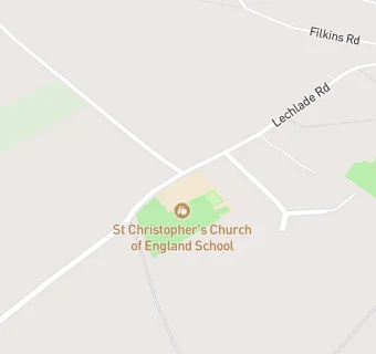 map for St Christophers C Of E Primary School