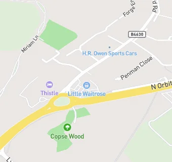 map for Shell / Waitrose Chiswell