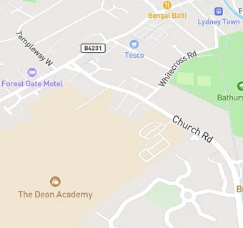 map for The Dean Academy