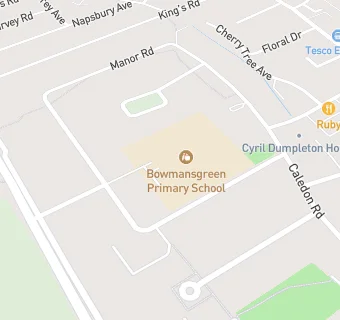 map for Bowmansgreen JMI School