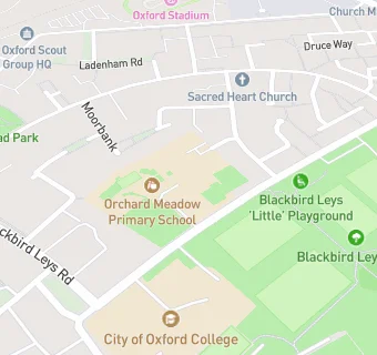 map for Orchard Meadow Primary School