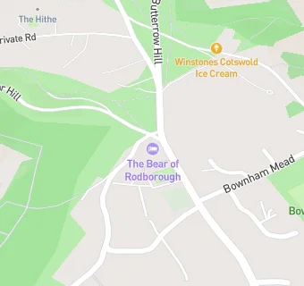 map for The Bear Of Rodborough Hotel