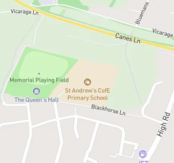 map for St Andrew's CofE Primary School