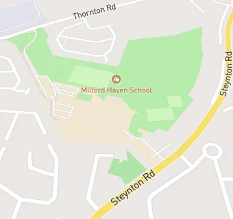 map for Milford Haven Comprehensive School