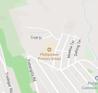 map for Phillipstown Primary School