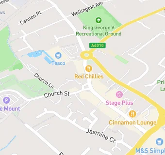 map for The Whiteleaf Cross Public House