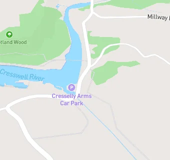 map for Cresswell House B&b