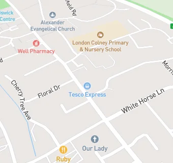 map for Tesco Express