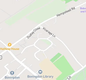 map for Bovingdon Infants' School