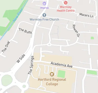 map for The Atrium Broxbourne Centre