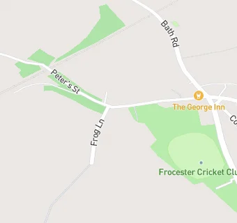 map for The Frocester