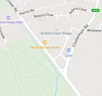 map for The Drillmans Arms