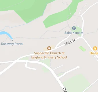 map for Sapperton Church of England Primary School